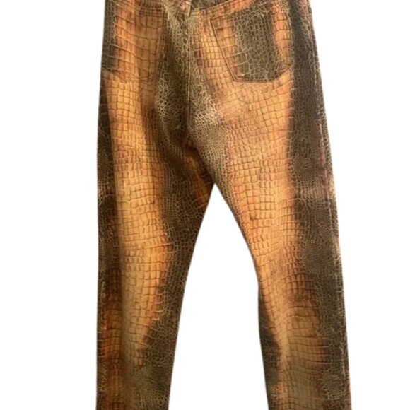 Roberto Cavalli Snake Print Pants - Picture 2 of 2